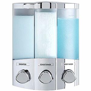 Better Living Products Euro 3-Chamber Soap and Shower Dispenser $9.70 + Free Shipping