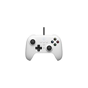 8Bitdo Ultimate Wired Controller (White, Switch/PC/Android) $19 + Free S/H w/ Prime