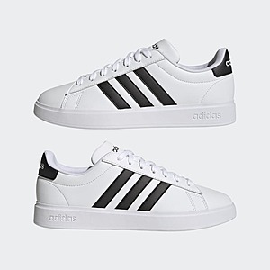adidas Grand Court 2.0 Shoes (White/Black) $24.50  + Free Shipping