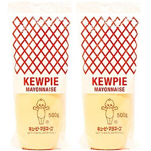 2-Pack 17.64-Oz Kewpie Mayonnaise Tubes $7.23 ($3.62 Each) + Free Shipping w/ Prime or on $35+
