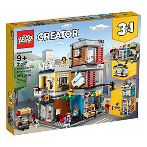 LEGO Creator 3-in-1 Townhouse Pet Shop & Cafe 31097 Store (969 pieces, $63.99)
