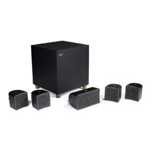 Jamo Studio Cinema 5.1 Surround with Powered Subwoofer Home Theater System by klipsch New $99