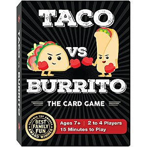 Taco vs Burrito Strategic Family Friendly Card Game $10.99 w/ Prime shipping @ Amazon