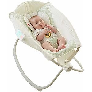 Fisher-Price Deluxe Auto Rock 'n Play Sleeper with SmartConnect, Green/White $44.92 @ Amazon