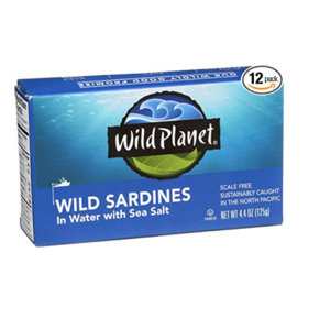 12-Pk of 4.4-Oz Wild Planet Wild Sardines in Water with Sea Salt $12.05 & More w/ S&S + Free S&H