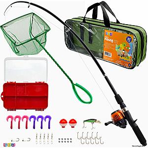Play22 Fishing Pole Starter Kit For Kids $13.99 w/ Prime shipping @ Amazon