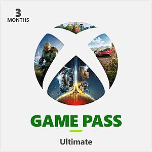 Xbox Game Pass Ultimate (Digital): 1-Month $10.50, 3-Month $31.50 & More