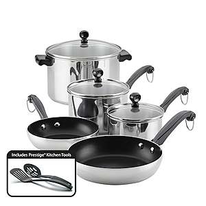 Kohls Cardholders:Farberware Classic 10-pc. Stainless Steel Cookware Set $36 after $20 Rebate + Free S/H