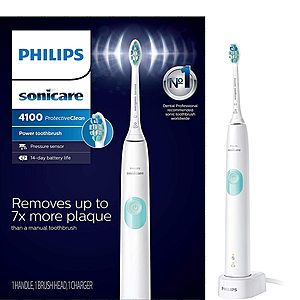 Philips Sonicare HX6817/01 ProtectiveClean 4100 Rechargeable Electric Toothbrush $35 with Coupon