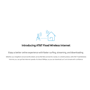 AT&T Fixed Wireless Internet for home or small business - $60 per month (Up to 170 GB per month). YMMV