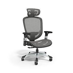 Union & Scale™ FlexFit™ Hyken Ergonomic Mesh Swivel Office Chair, Charcoal Gray (UN59464) - $139.99
