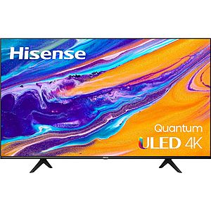 Hisense 65" U6G Series Quantum ULED 4K UHD Smart Android TV (2021) $699.99