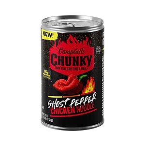 18.6-Oz Campbell’s Chunky Soup (Ghost Pepper Chicken Noodle) $1.60