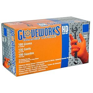 Advance Auto - Gloveworks HD Nitrile Gloves 8mil 100ct - free S/H w/$25