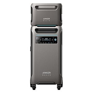 Anker SOLIX F3800 + Expansion Battery, 7680Wh | 6000W at Earthtech Products $3599