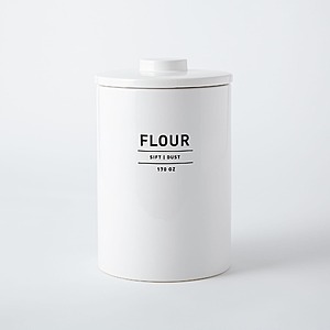 West Elm Kitchen Clearance: Marble Paper Towel Holder $15, Flour Canister $20 & More + Free Shipping