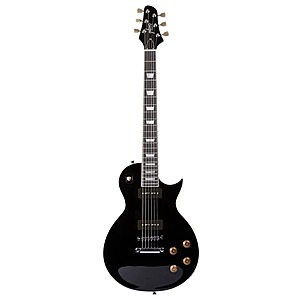 Indio by Monoprice 66SB DLX Plus Mahogany Electric Guitar with Gig Bag, Black $74.99 + Free Shipping