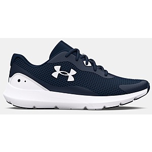 Under Armour Men's UA Surge 3 Running Shoes (Limited Sizes, Academy / White) $31.48