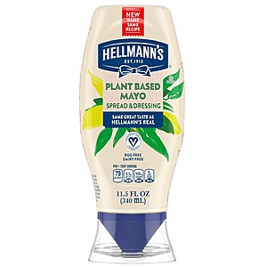 11.5-oz Hellmann's Vegan Dressing and Spread Plant-Based Mayo $1.70