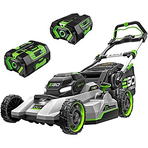 EGO Power+ LM2135SP 56-Volt 21-Inch Select Cut Self-Propelled Cordless Lawn Mower with Touch Drive Technology, 7.5Ah Battery, Rapid Charger Included for Only $399.99