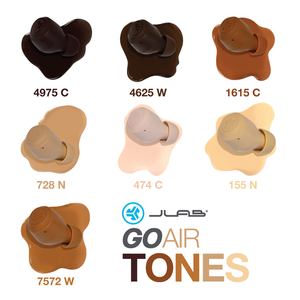 JLAB Go Air TONES (different skin-tone colored JLAB Go Air Pop) $14