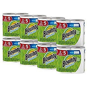 16-Count Bounty Quick-Size Family Roll Paper Towels  $17.55 w/ S&S + Free S&H