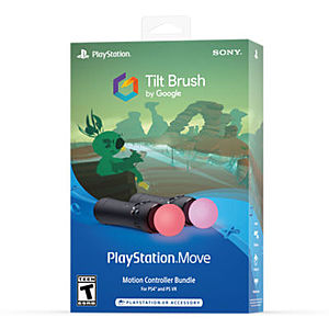 PlayStation Move Motion Controller Two-Pack & Tilt Brush Bundle - $99.99 @ PlayStation Direct