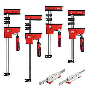 Bessey K Body REVOlution Parallel Clamping Kit with KBX20 Extenders $155 Rockler