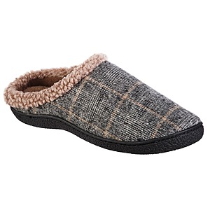 Isotoner Men's or Women's Memory Foam Chenille Erin Hoodback ECO Comfort Slippers (various) $4 each + Free 2-Day Shipping on orders over $65
