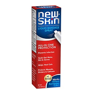 1-Oz NEW-SKIN Liquid Bandage Spray for Cuts & Minor Scrapes $4.24 (or less) + Free Shipping w/ Prime or on orders $35+