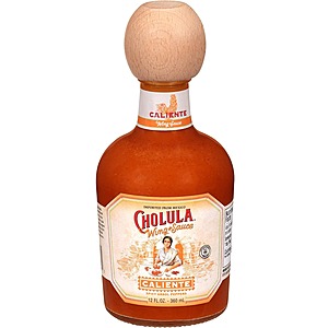 $4.03 /w S&S: 12-Oz Cholula Wing Sauce (Caliente) Amazon