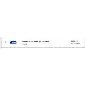 Amex Offer - Lowes - Spend $250 of more, Get $50 back - Business Cards Only - YMMV