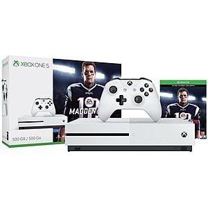 Xbox One S 500GB Console - Madden NFL 18 Bundle $204.95@Rakuten