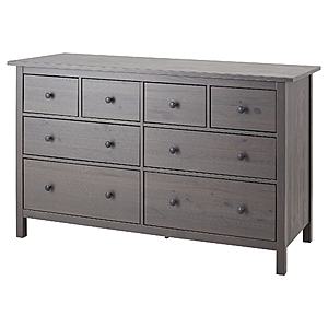 IKEA Hemnes 8 drawer dresser $179 (need Ikea Family acct)YMMV