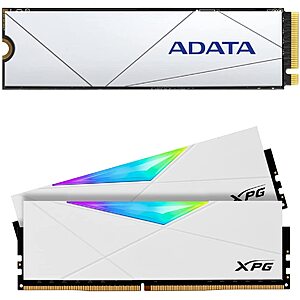 1TB ADATA PCIe Gen4 M.2 2280 SSD + 16GB (2x8GB) XPG DDR4 D50 RGB 3600MHz RAM $150 + Free Shipping