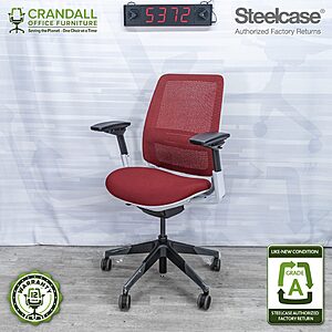 Steelcase Office Chairs (Auth. Factory Returned): Steelcase (Grade A) Additional 20% Off + Free Shipping