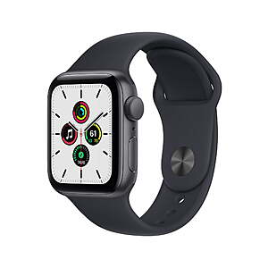 Apple Watch SE GPS w/ Sport Band (1st Gen): 44mm $179, 40mm $149 + Free Shipping