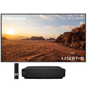 Hisense UST Laser Projectors w/ ALR Screens: L9G 120" $3399, L5G 100" $1999 & More + Free S&H