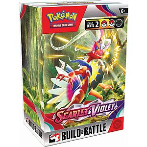 Pokemon Trading Card Game: Scarlet and Violet Build and Battle Box $11.95 or less & More + Free Store Pickup