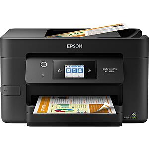 Epson WorkForce Pro WF-3820 Wireless All-in-One Printer with Auto 2-sided Printing, 35-page ADF, 250-sheet Paper Tray and 2.7" Color Touchscreen  $99.99