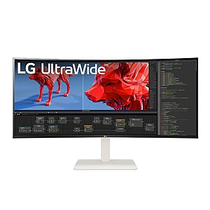 LG 38WR85QC-W 38 inch Curved UltraWide $899.99 at Amazon, LG, Best Buy, and B&H Photo Video