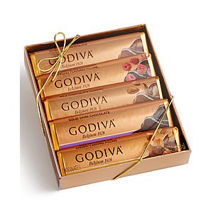 Godiva 5-Bar Chocolate Gift Pack $8.40 at Macy's (pick up in store or FS w/ beauty item), and more Godiva Chocolate options