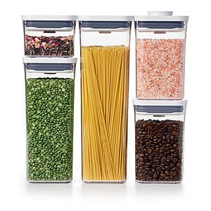 5-Piece OXO POP Food Storage Container Set w/ Lids $29.99 + Free Shipping