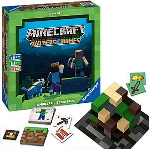 Ravensburger Minecraft: Builders & Biomes Strategy Board Game $22.50 + Free Store Pickup