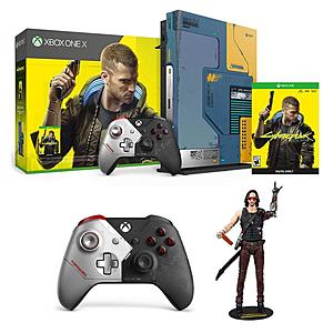 Cyberpunk 2077 Xbox One X Limited Edition Console plus extra controller and figurine @Gamestop online only. $389.99