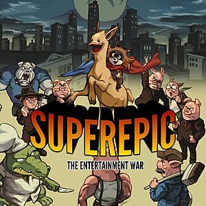 SuperEpic: The Entertainment War (Nintendo Switch Digital Download) $2.15