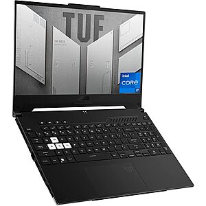 ASUS TUF Dash 15 (2022) Gaming Laptop, 15.6” 144Hz FHD Display, Intel Core i7-12650H, GeForce RTX 3060, 16GB DDR5, 512GB SSD, FX517ZM-AS73 - $999.99 + F/S - Amazon