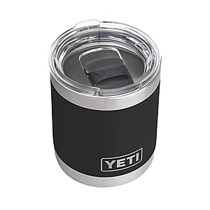 10oz YETI Vacuum Insulated Stainless Steel Rambler Lowball w/ MagSlider Lid $15 +$5 Shipping