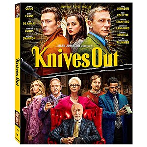 Knives Out [Blu-Ray, DVD, and Digital] $4.79 @ Amazon