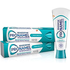 2-Pack 4-Oz Sensodyne Pronamel Enamel Toothpaste (Fresh Breath) $7 & More w/ S&S